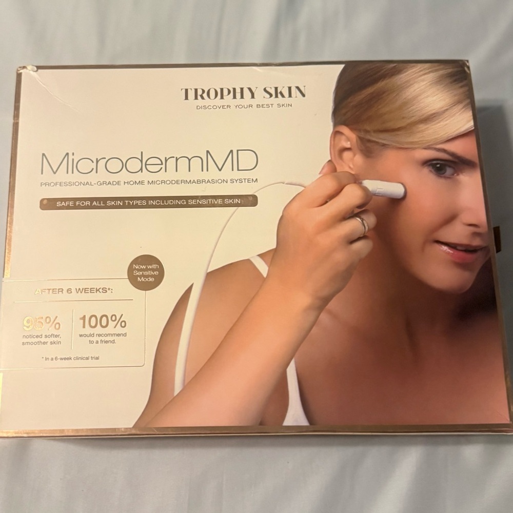 Trophy Skin MicrodermMD Home Microdermabrasion System - White.  New in box